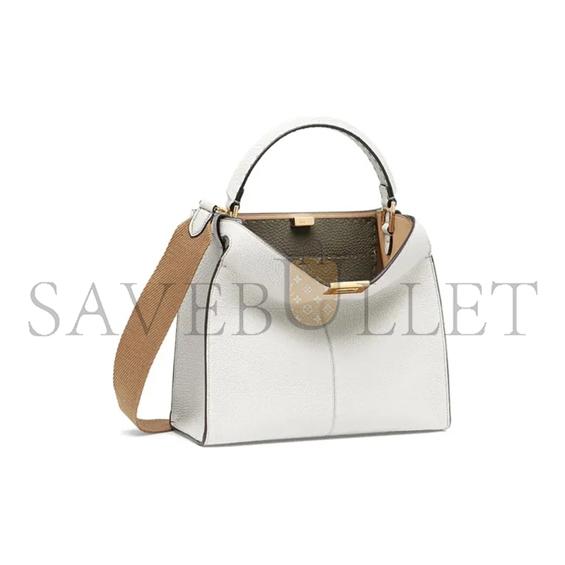 F**di peekaboo x-lite medium tote shoulder bag 8bn310smtf1bza (30*25*14cm)